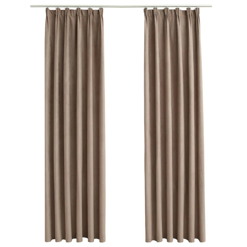 Armond Blackout Curtain Pair, 140 W  x 245 D cm