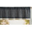 Linen Farmhouse Rod Pocket Double Layer Valance Kitchen Curtain-953639536