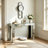 Yolanta 47.2" Glass Console Table for Behind Sofa Couch Entryway Mirrored Home Decor Modern Glam Contemporary Glam Stylish