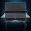 Table de ping-pong pliable avec roulettes verrouillables