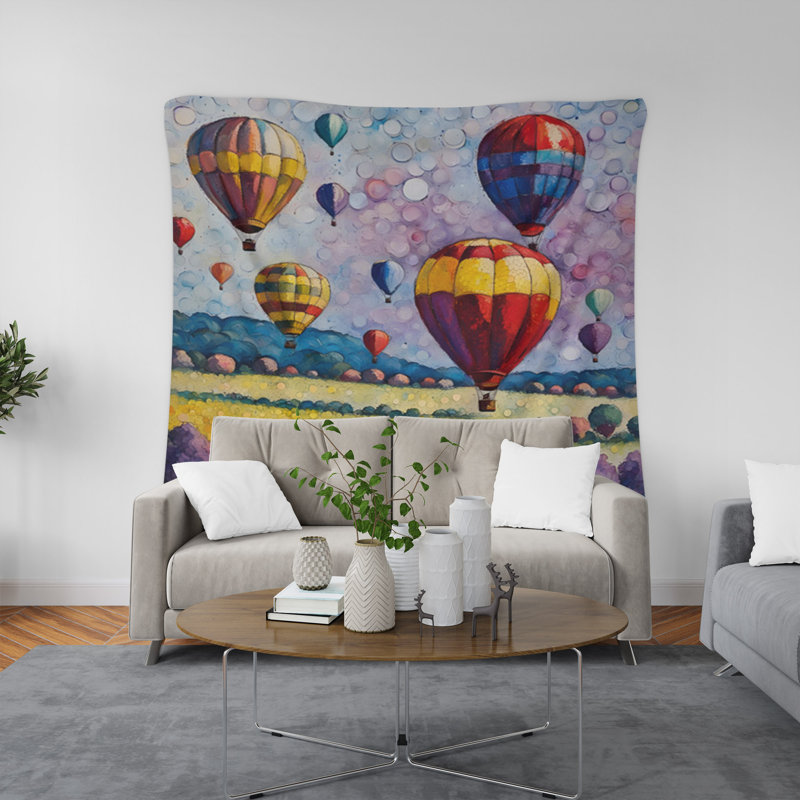 Tapisserie murale, H 60 po x l 51 po x P 0,5 po