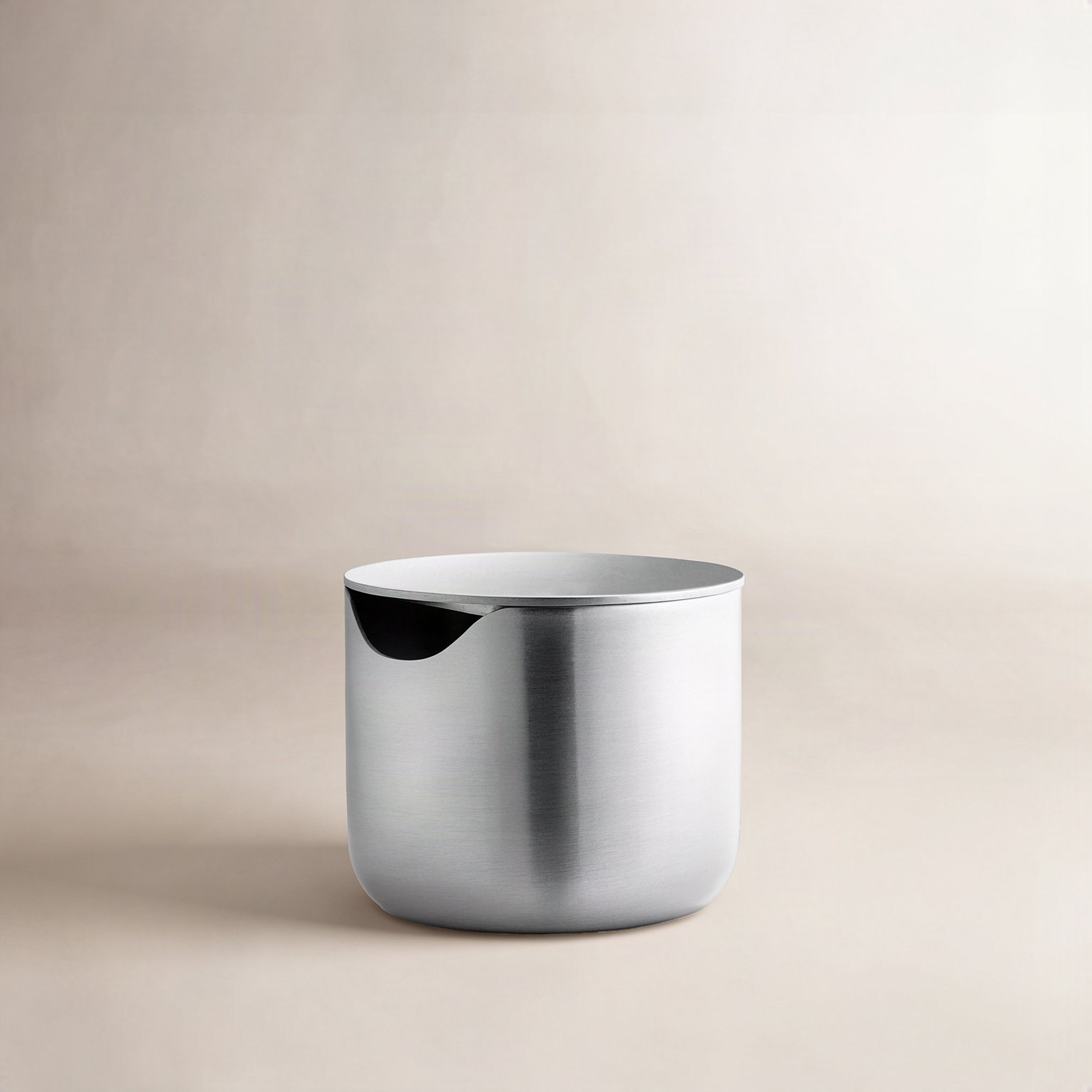 Basic 3oz Stainless Steel Sugar Bowl with Lid, Stainless Steel