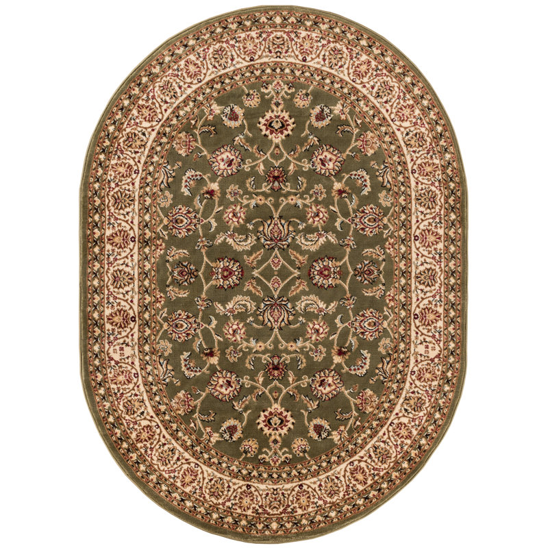 Treanor Oriental Indoor Rug, Oval 5'3" x 6'10"