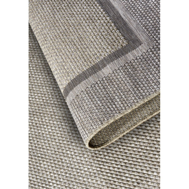 Kollektion 1836 No Pattern Machine Woven Brown Area Rug, Rectangle 155 x 230cm
