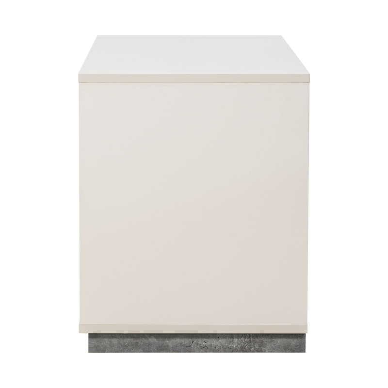 Pavira 2-Drawer Nightstand - Stone