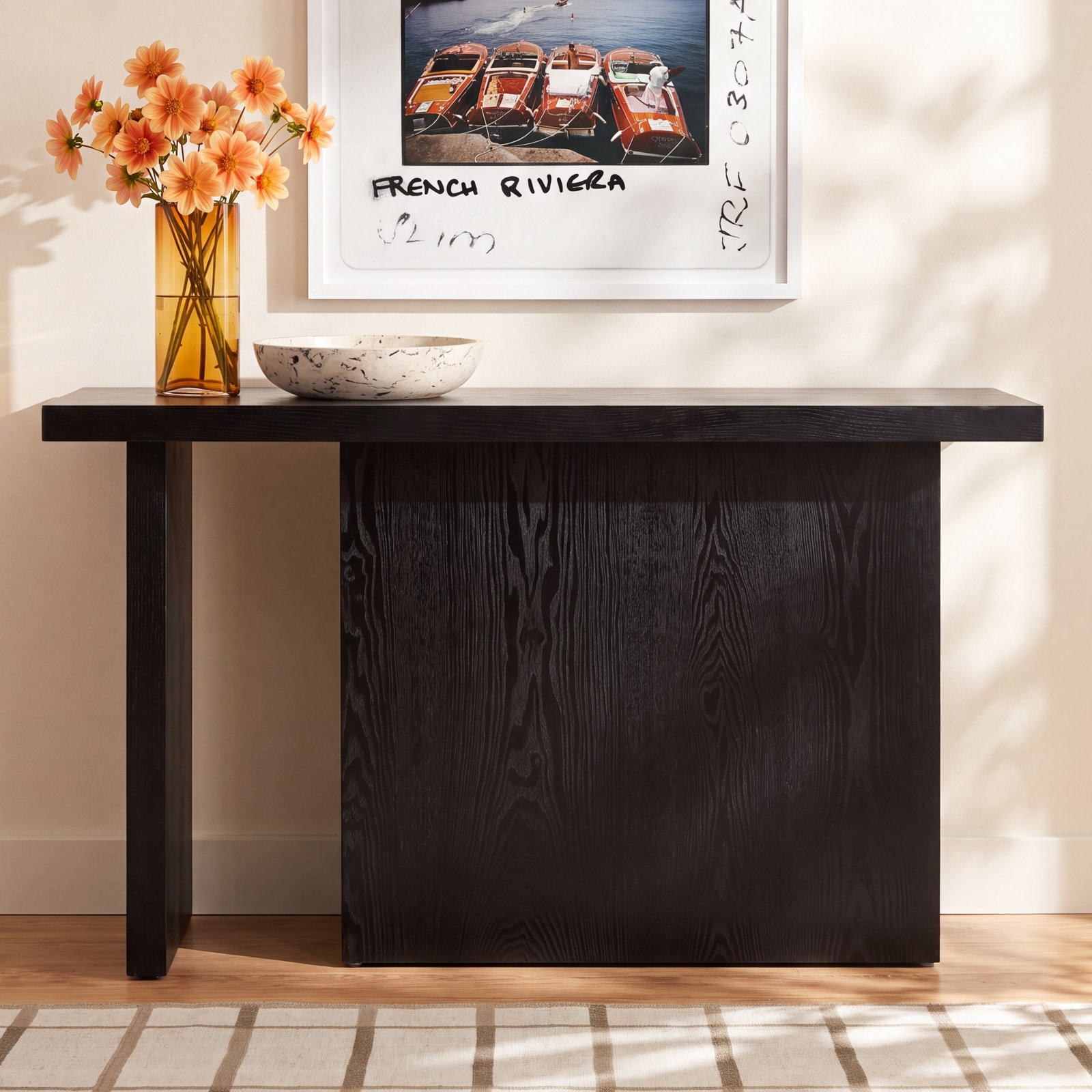 Aava 47" Console Table, Black