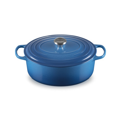 Le Creuset Enameled Cast Iron Oval Dutch Oven with Lid