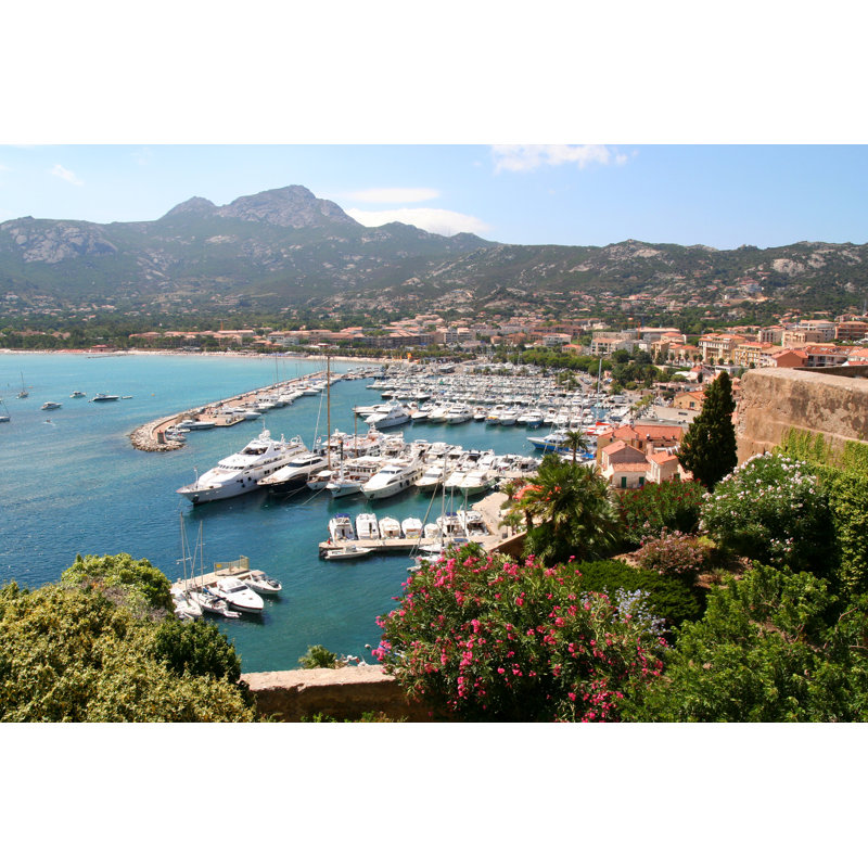 Calvi Marina by Prestongeorge - Wrapped Canvas Print, 30cm H x 46cm W
