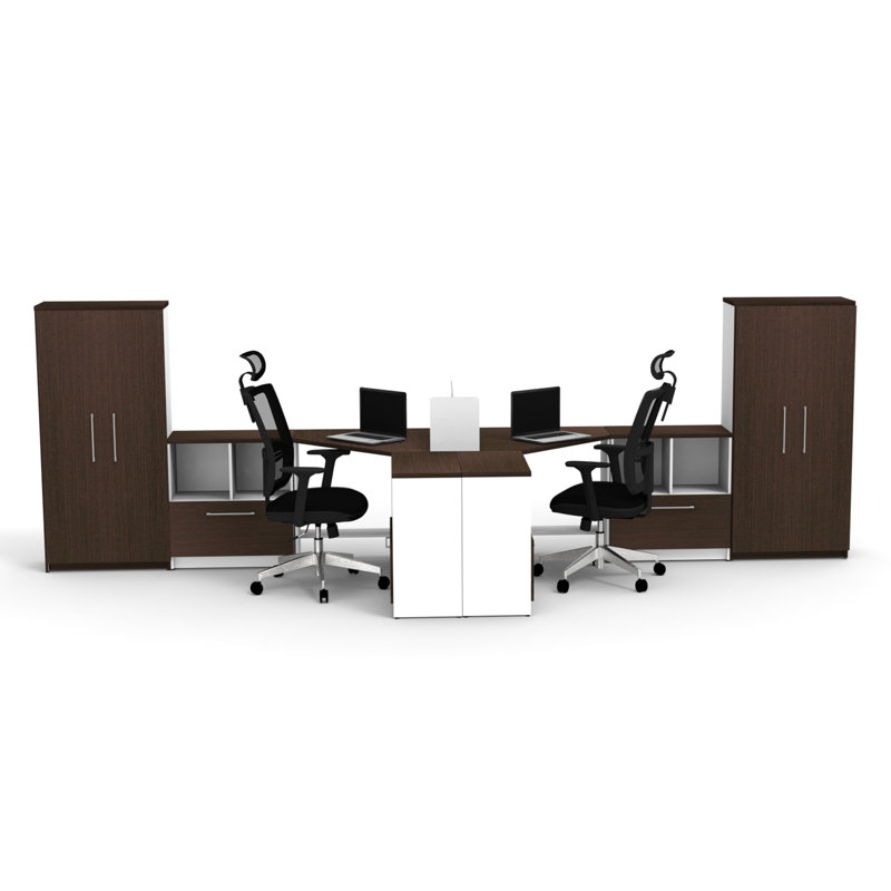 Laela Rectangle 2 Person Benching Workstation