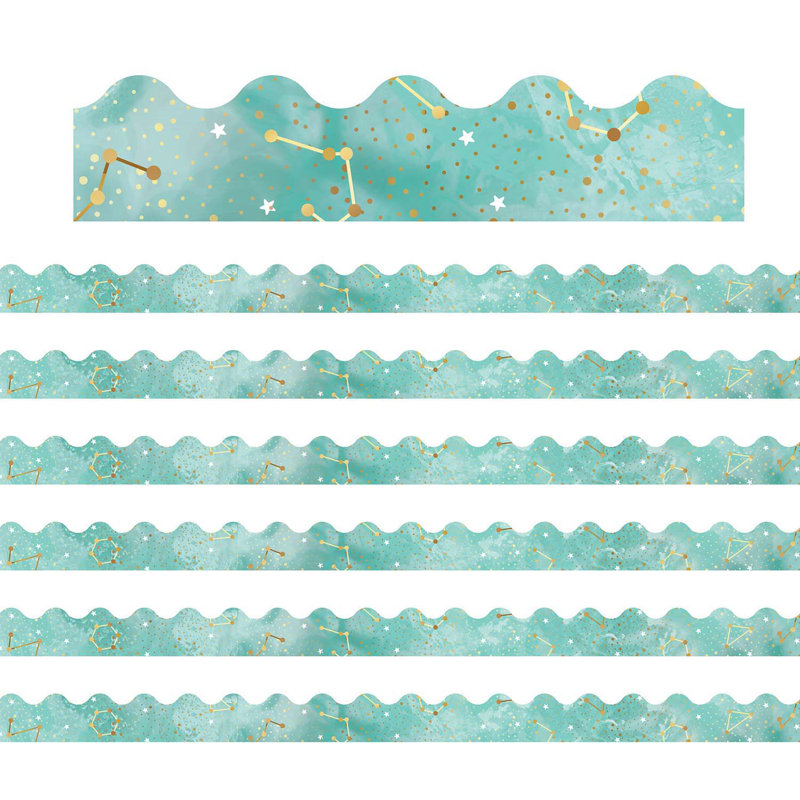 Bordure festonnée Galaxy Constellations