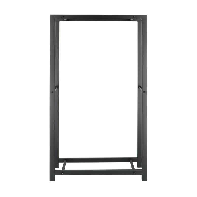 Porte-bûches en acier, Noir
