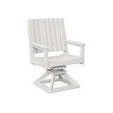 Berlin Gardens Mayhew Natural Chat Swivel Rocker Dining Chair
