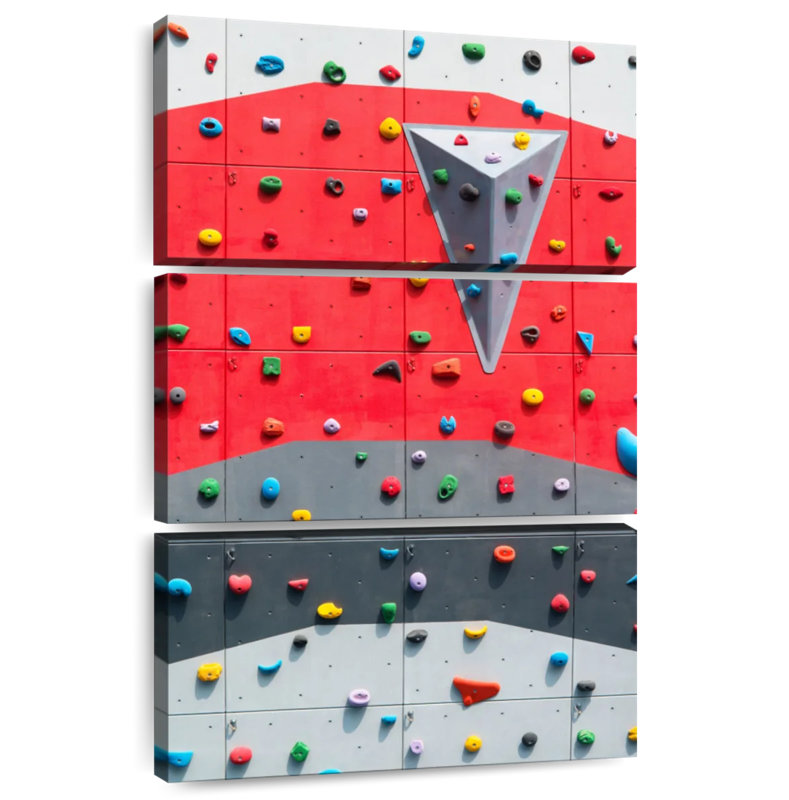 Sireci Indoor Climbing, 65" H x 42" W