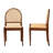 Modern Acacia Wood Dining Chair Set