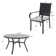 Alyah Round 4 - Person 44" Long Dining Set with Cushions