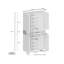 60 Pair Shoe Storage Cabinet-466781265
