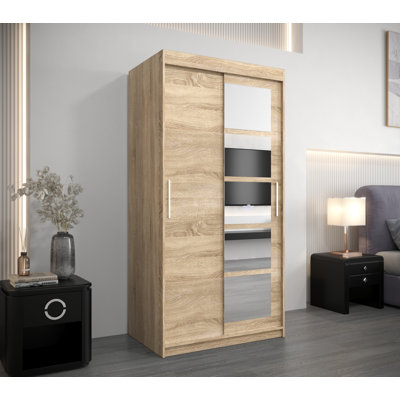 Aaisha 2 Door Manufactured Wood Wardrobe