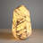 Artsolute Sculptural Turkish Lilac Marble Veneer Table Lamp-Multifacet 