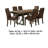 Zor Dining Set, 60-77 Inch Extendable Table-114733292-114733293-125119535