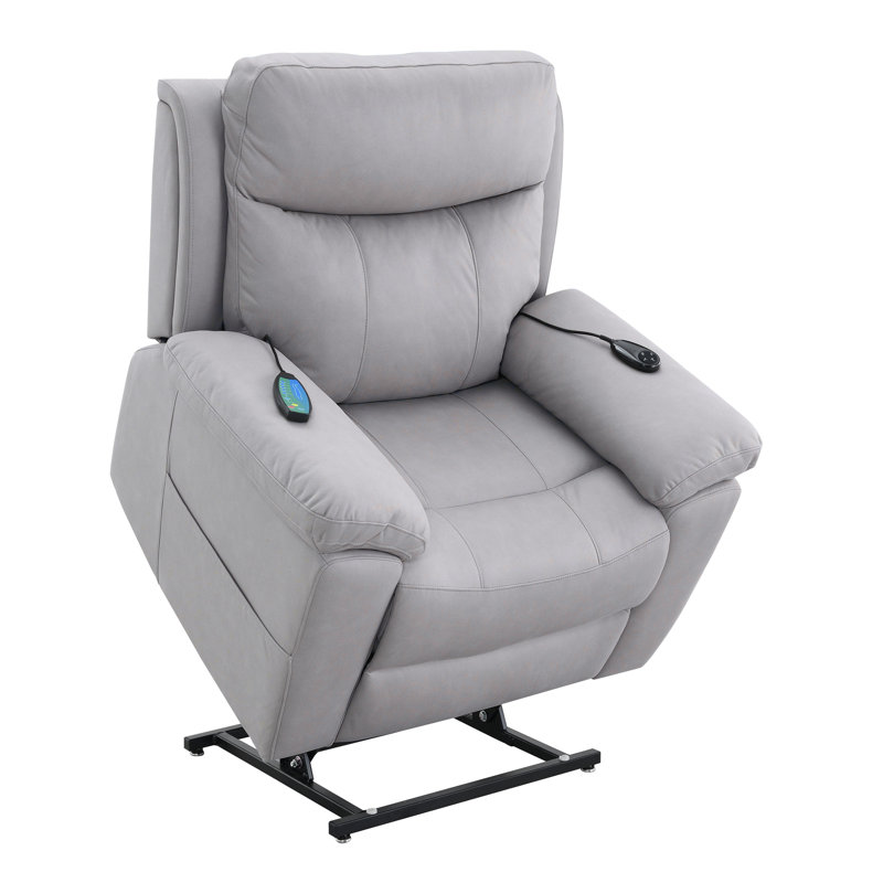 Comfortable Power Motion Recliner with Advanced Functions for Ultimate Relaxation, Light Gray