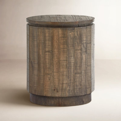 Raelle Drum End Table