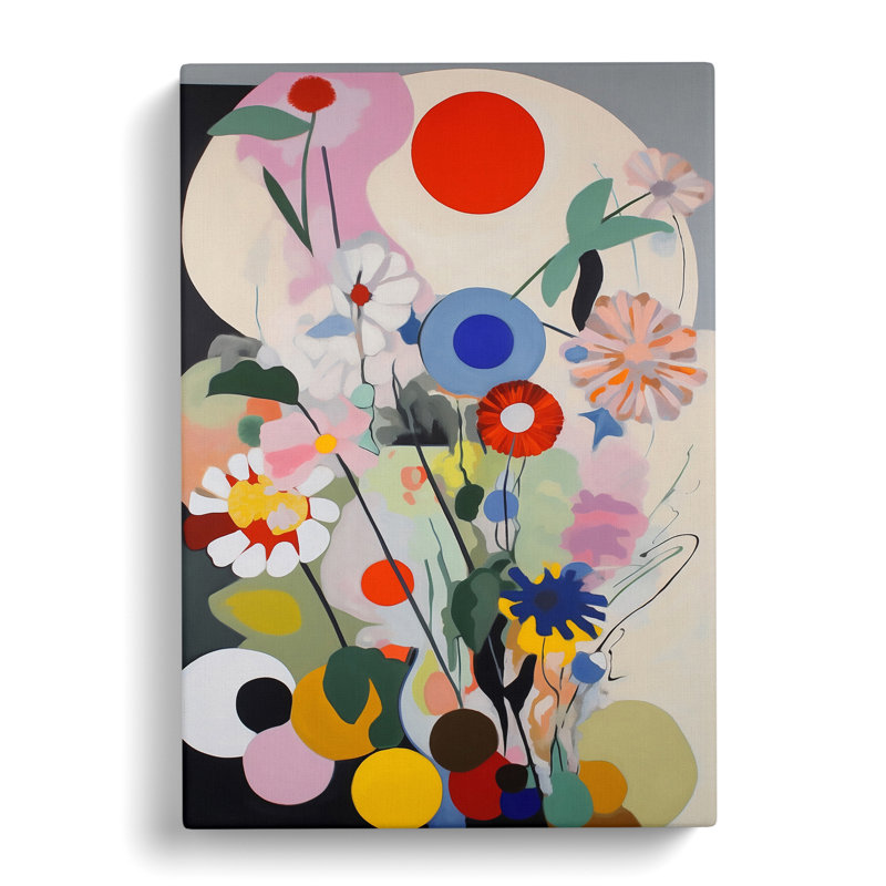 Ciarletto Flowers Bauhaus Vol.5 - Wrapped Canvas, 50cm H x 35cm W x 3cm D