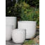 Pots en forme de coquille d'œuf - Ensemble de 3 pots moyens en grès - Usage intérieur et extérieur-1170104449