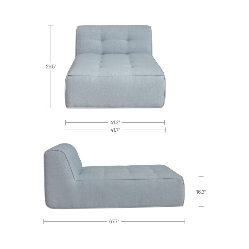 Sunseeker Outdoor Chaise Lounge, Light Blue, Polyester