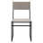 Rowayda 18'' H Leather Upholstered Metal Armchair-846916024
