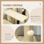 Pet Stairs with 4-step Stair Scratching Posts Platforms Toy Ball