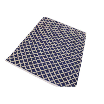 Madgalene Wool Geometric Indoor Rug