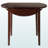 Rufus Walnut Round Drop Leaf Dining Table