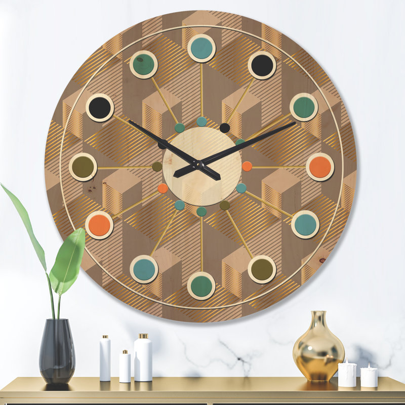 Solid Wood Wall Clock, Extra Large