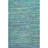 Handmade Tufted Chevron Striped Green Rug-54438093