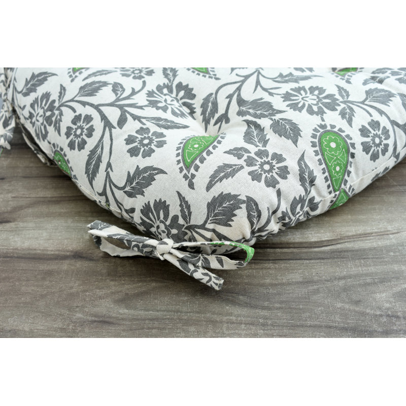 Coussin de siège 2 pièces Charlton Home®, Vert