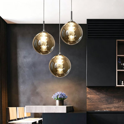 Amice Height-Adjustable 3-Light Pendant Light
