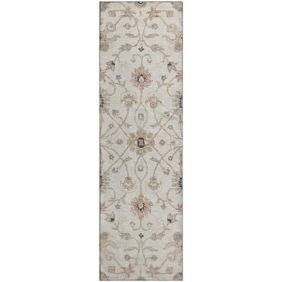 Premium Machine Washable Ducote AMF1137 Global Rug