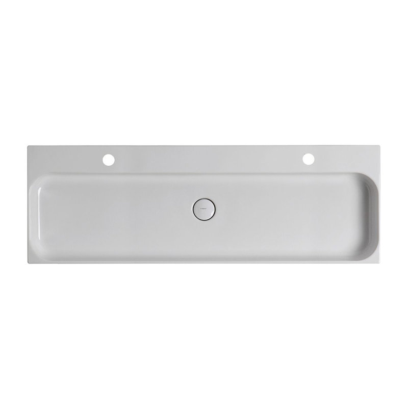Unit 47.2'' L Bathroom Sink, Two Holes