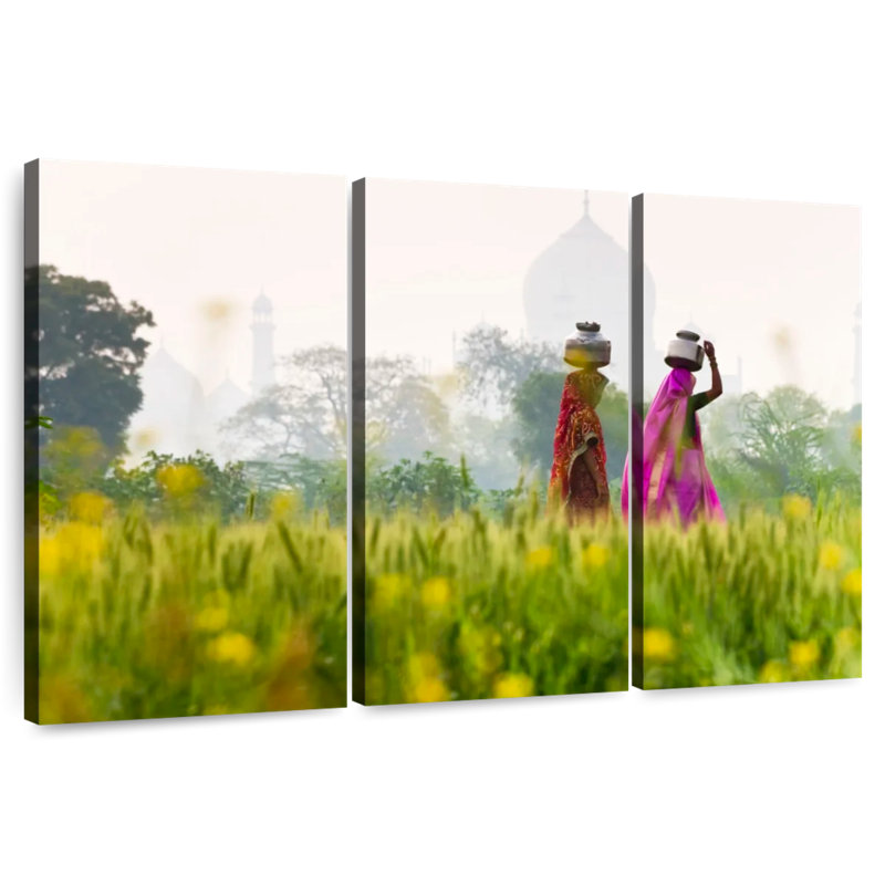 Leisha Indian Water Women, 24" H x 38" W