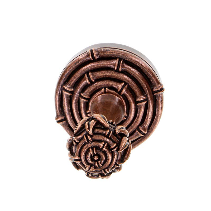 Palmaria Robe Hook, Antique Copper