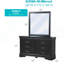 Commode élégante noire