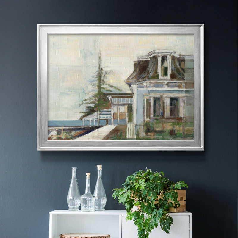 Port Townsend - reproduction d'art sur toile, H 18,5 po x l 24,5 po x P 1,5 po, Argent