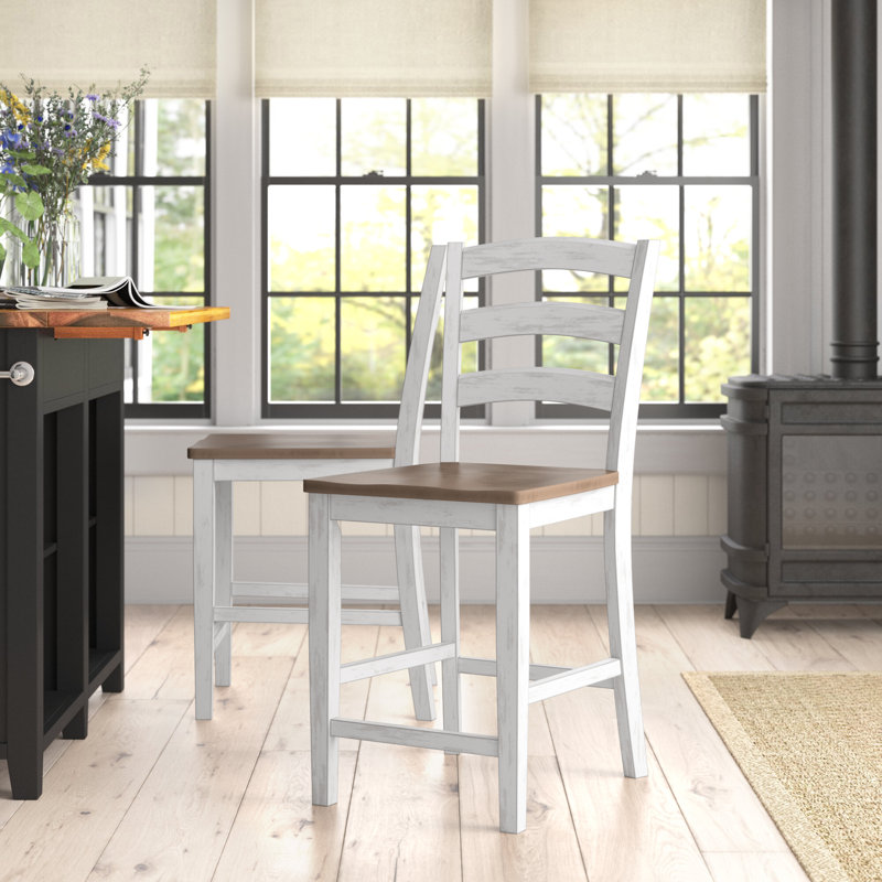 Angus Solid Wood Counter Stool