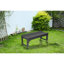 Gray Beach Lounger Bench - , Protected, 500Lbs Capacity, Relaxing Style Patio With Umbrella Stand In Weather , Shade Holder