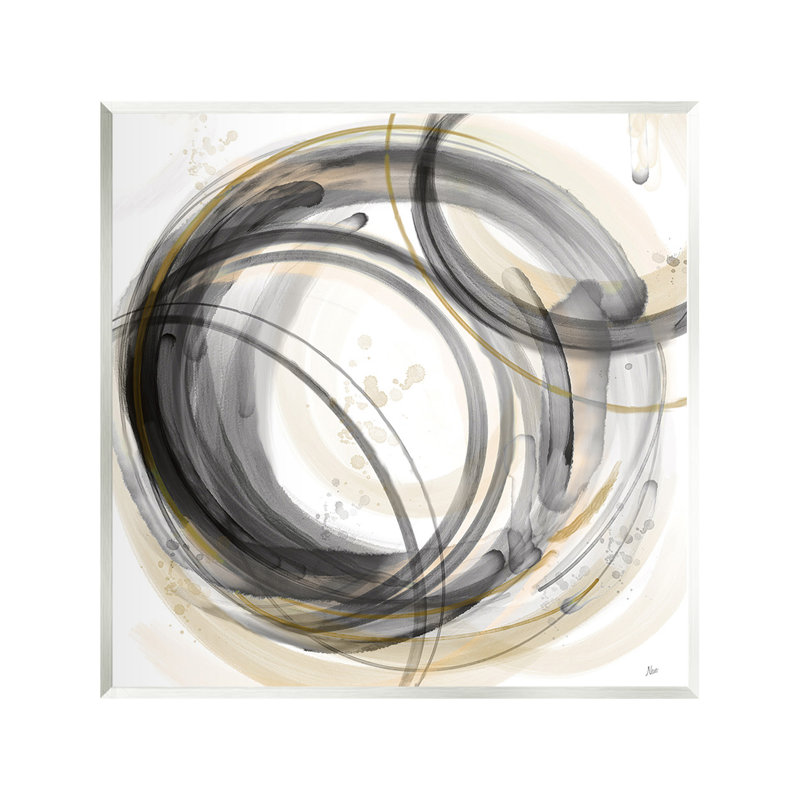 «Neutral Circular Abstract Wall Art» par Nan
