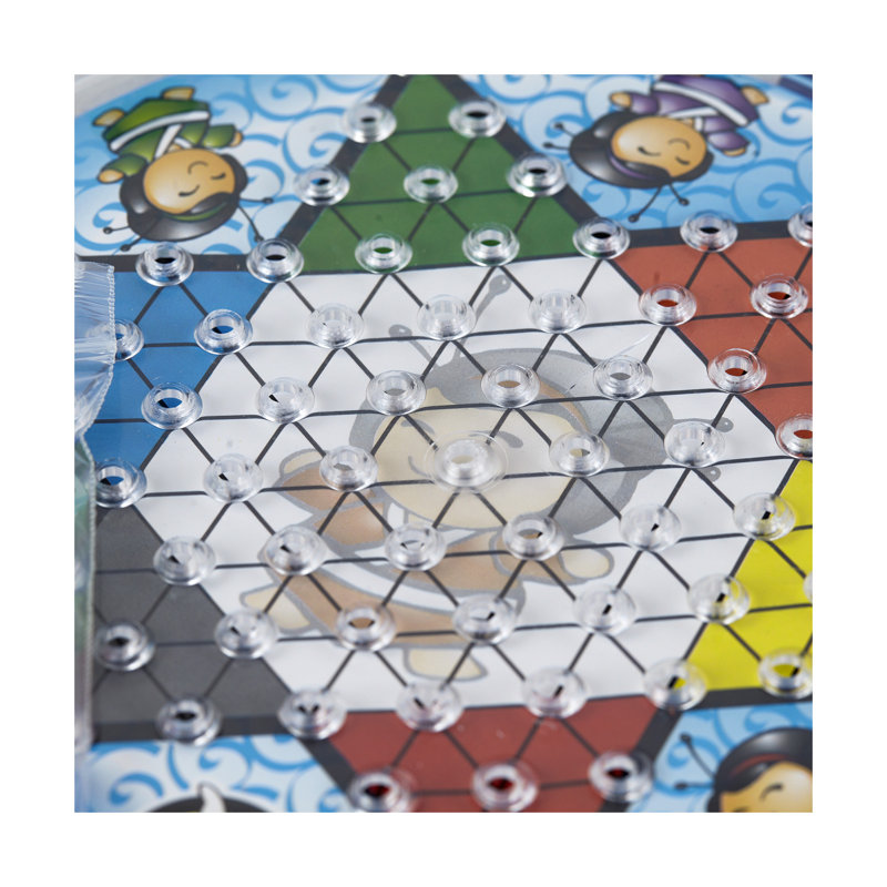 Multi-Color 4-in-1 Board Game Set for Kids and Family