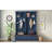 Farmhouse 4-In-1 Hall Tree With Wood Grain Bench-32696516
