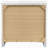White High Gloss 2-Drawer Nightstand