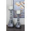 Ensemble de porte-bougie en verre fait main