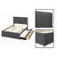 Lit plateforme double tapissier-978392533